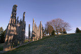 Totem Poles in Centennial Park, on top of Burnaby Mountain