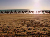 Well trodden Cable Beach, Broome