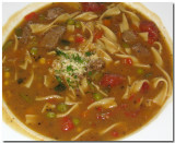 Italian Beef Vegetable Noodle Soup