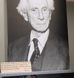 Portrait of Bertrand Russell  at Chomksys Office