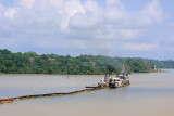 DSC01491 - Dredge working on deepening the channel
