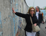 My Wife Carol At The Berlin Wall