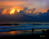 Surfers at Sunset