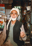 Corner cigarette seller