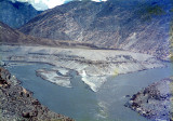Gilgit and Indus River confluence