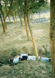 Occupied grave