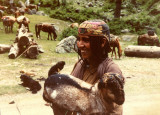 Gujar girl and lamb