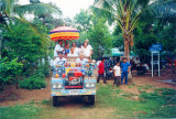 Tuk tuk wedding procession