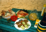 Beach side food
