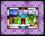 Stained-glass Mosque window