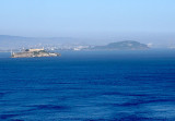 Alcatraz from Golden Gate Bridge