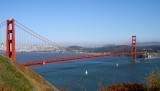 Golden Gate Bridge, from Marin Headlands