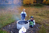 joshua and lukas grilling