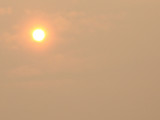 Hazily Scorching Sun (original photo)