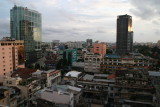 view onto Saigon from top of Caravello hotel