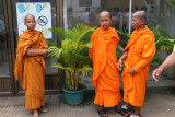 monks in Royal Palace, Phnom Penh