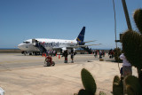 Galapagos airport is on Baltra Island