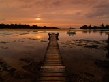 Tomakin River jetty by Dennis