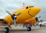 Duggy, the smiling yellow DC-3