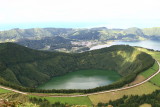 Volcanic lake, Sao Miguel, Azores