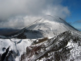 Red Crater after snow