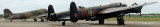 BBMF Lancaster and Dakota at Duxford, UK