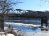 Old Hornby bridge, below Red Rock dam