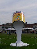 Giant paint can