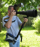 nikon 600mm f4 and monopod holder