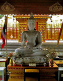 White marble Buddha image