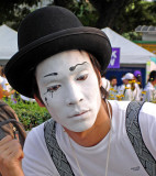 Another mime, close up