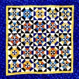 Kaleidoscope quilt, USA, modern