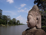 God head with moat in the background