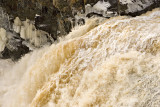 Water and ice at Kapkigiwan High Falls