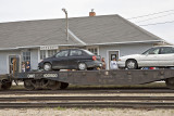 Last run of mixed train 421 which is being replaced by separate passenger and freight trains.