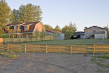 View of Niska Inn (right) from Revillon Road North