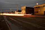 First Street in Moosonee with no hydro