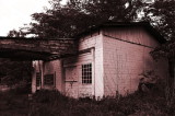 Old Gas Station, Near Rush TX