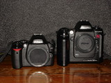 Nikon D40, Fuji S2 Pro Side-by-Side, 9-18-2007