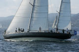 Arrive de Pen Duick VI aux Voiles de Saint-Tropez 2006