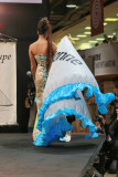Défilé de mode Voiles et voilages au Salon Nautique de Paris