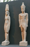 Statues colossales d'un couple royal, d'une hauteur de 5 mètres