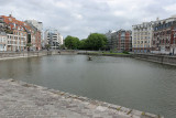 Visite de la ville de Lille- le quai du Vault dernier bassin deau de Lille