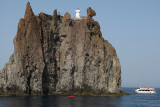 En bateau vers l'île de Stromboli