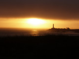 Pigeon Point Lighthouse at Sunset. Californie
