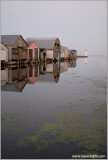 Boat houses at Port Rowan