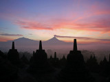 Mount Merapi sunrise