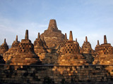 Borobudur: the circular terraces