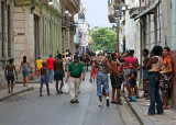 Calle Cuba street scene
