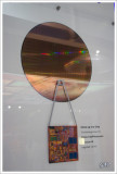 12-inch silicon wafer containing Pentium 4M chips